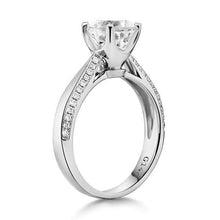 गैलरी व्यूवर में इमेज लोड करें, 0.2ct Natural Diamond 14K White Gold 1.2ct Topaz Ring