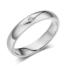 गैलरी व्यूवर में इमेज लोड करें, 0.03ct Natural Diamonds 14K White Gold Bridal Ring