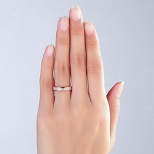 गैलरी व्यूवर में इमेज लोड करें, 0.31ct Natural Diamonds 14K Rose Gold Bridal Anniversary Ring