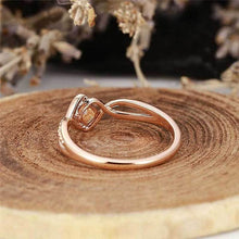गैलरी व्यूवर में इमेज लोड करें, 1.0 Carat Round Cut Sona Diamond Twist Promise Ring