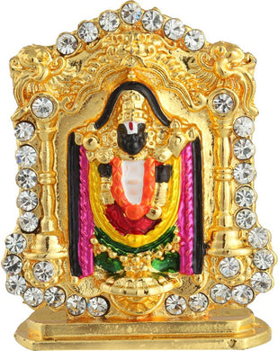 Divine Gifts & Artificial Jewellery Balaji Tirupathi Varsho Naino Showpiece  -  4 cm