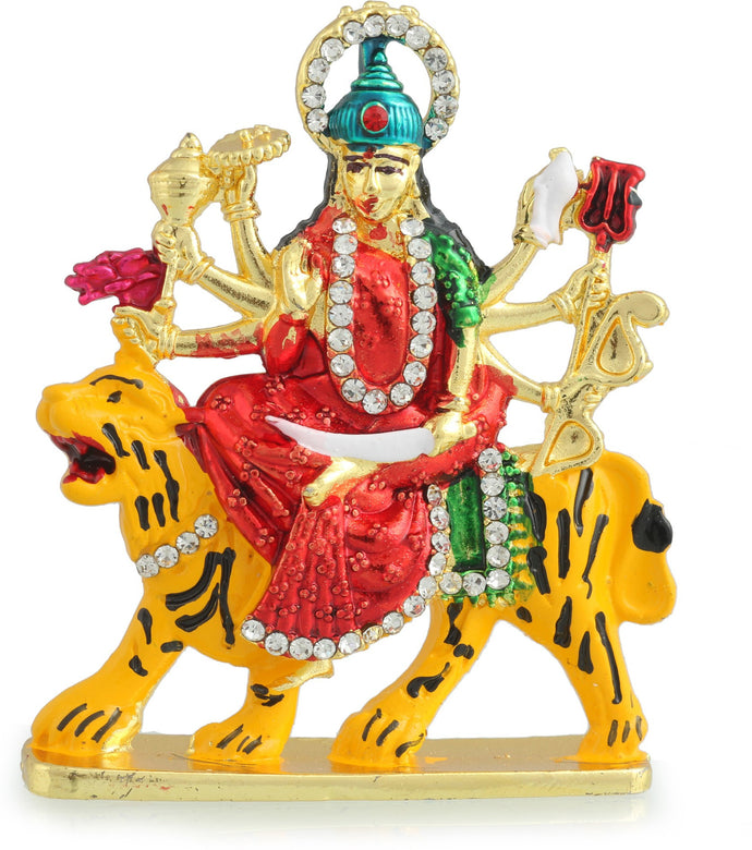 Divine Gifts & Artificial Jewellery Durga Meena Multicolour Brass Prince Showpiece Showpiece  -  7.6 cm