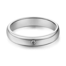 गैलरी व्यूवर में इमेज लोड करें, 0.03ct Natural Diamonds 14K White Gold Bridal Ring