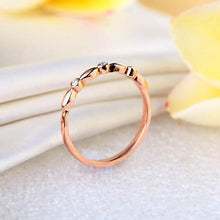 गैलरी व्यूवर में इमेज लोड करें, 0.03ct Diamond 14K Rose Gold Stackable Ring