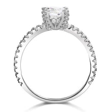 Load image into Gallery viewer, 1 Carat Created Diamond Engagement Ring - Black Diamonds New York