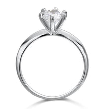 Load image into Gallery viewer, 1 Carat Created Diamond Engagement Ring - Black Diamonds New York