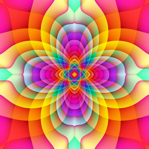 Fractal Florals 772 Canvas Art